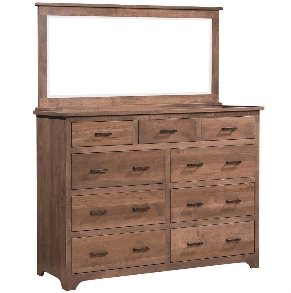 Kentucky Shaker Tall Dresser with Mirror