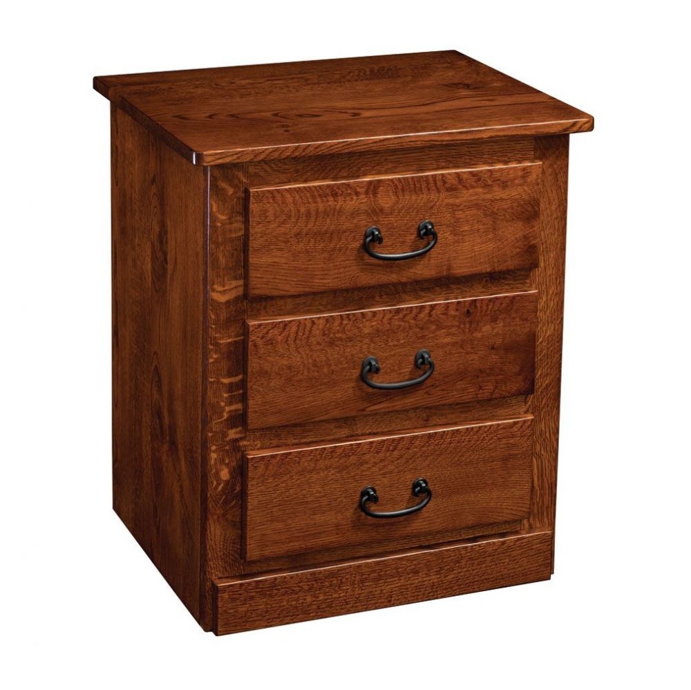 Dutch Quality 3 Drawer Nightstand