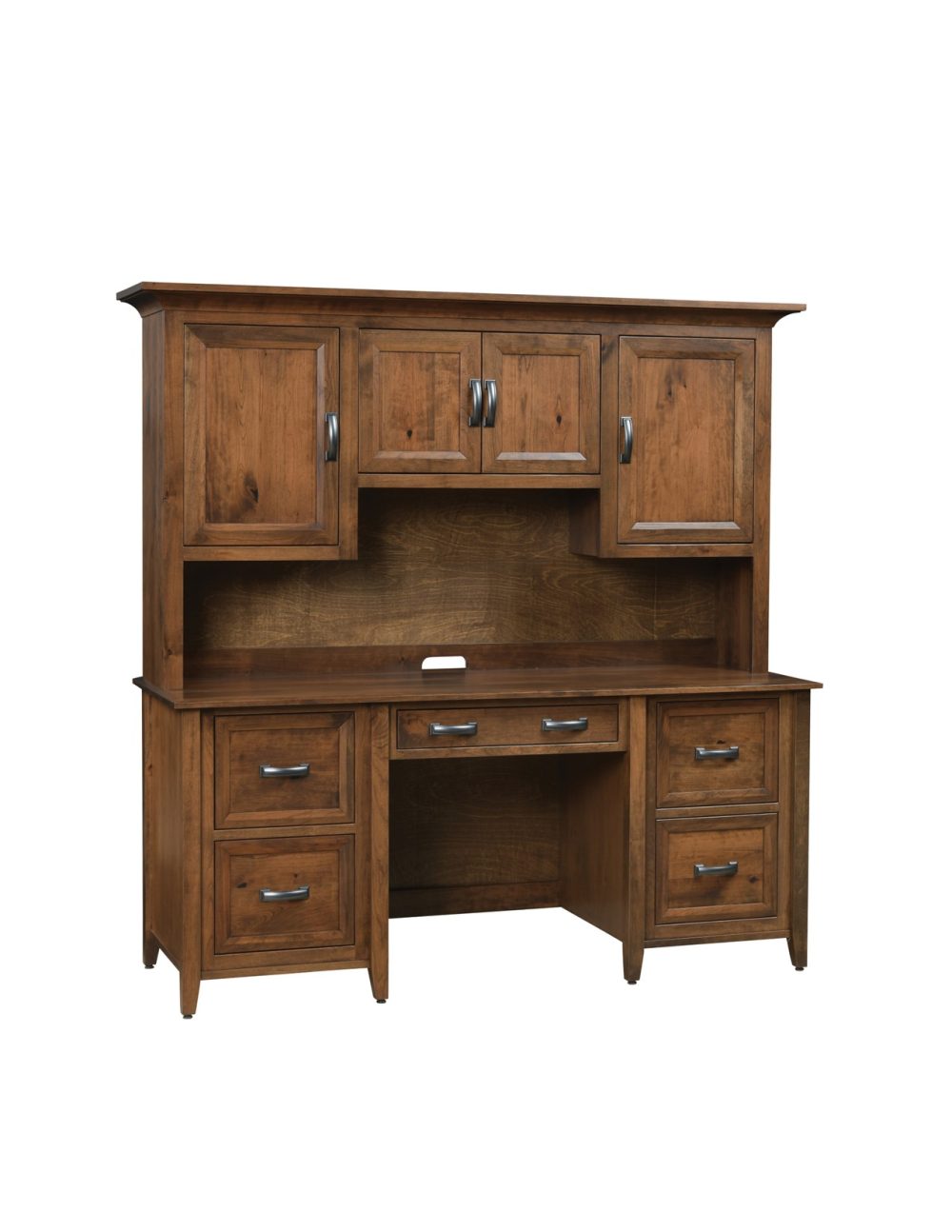 Ventura Double Pedestal with Hutch